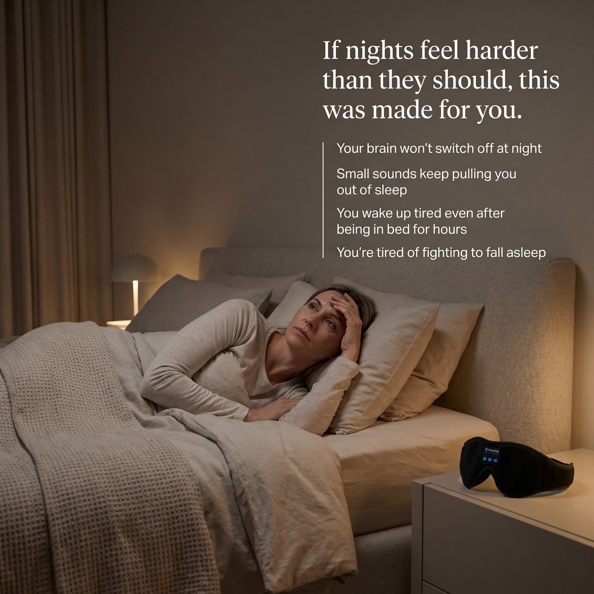 If nights feel harder than they should, this was made for you